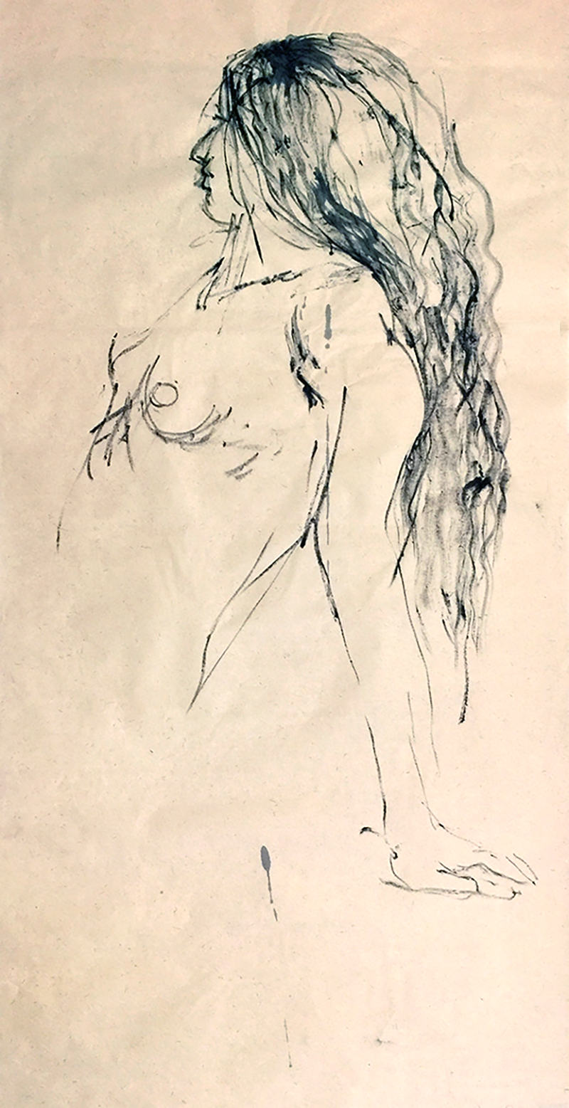 lady naked ink